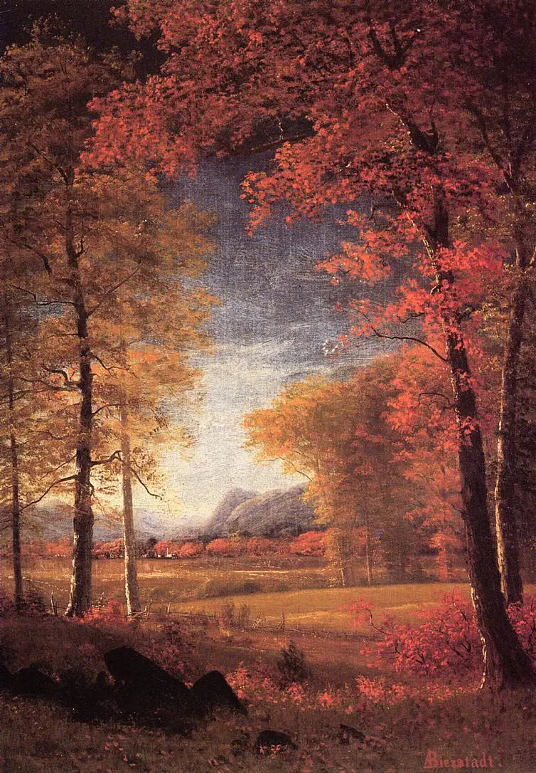 Amerika Sonbaharı, Oneida County, New York - Albert Bierstadt
