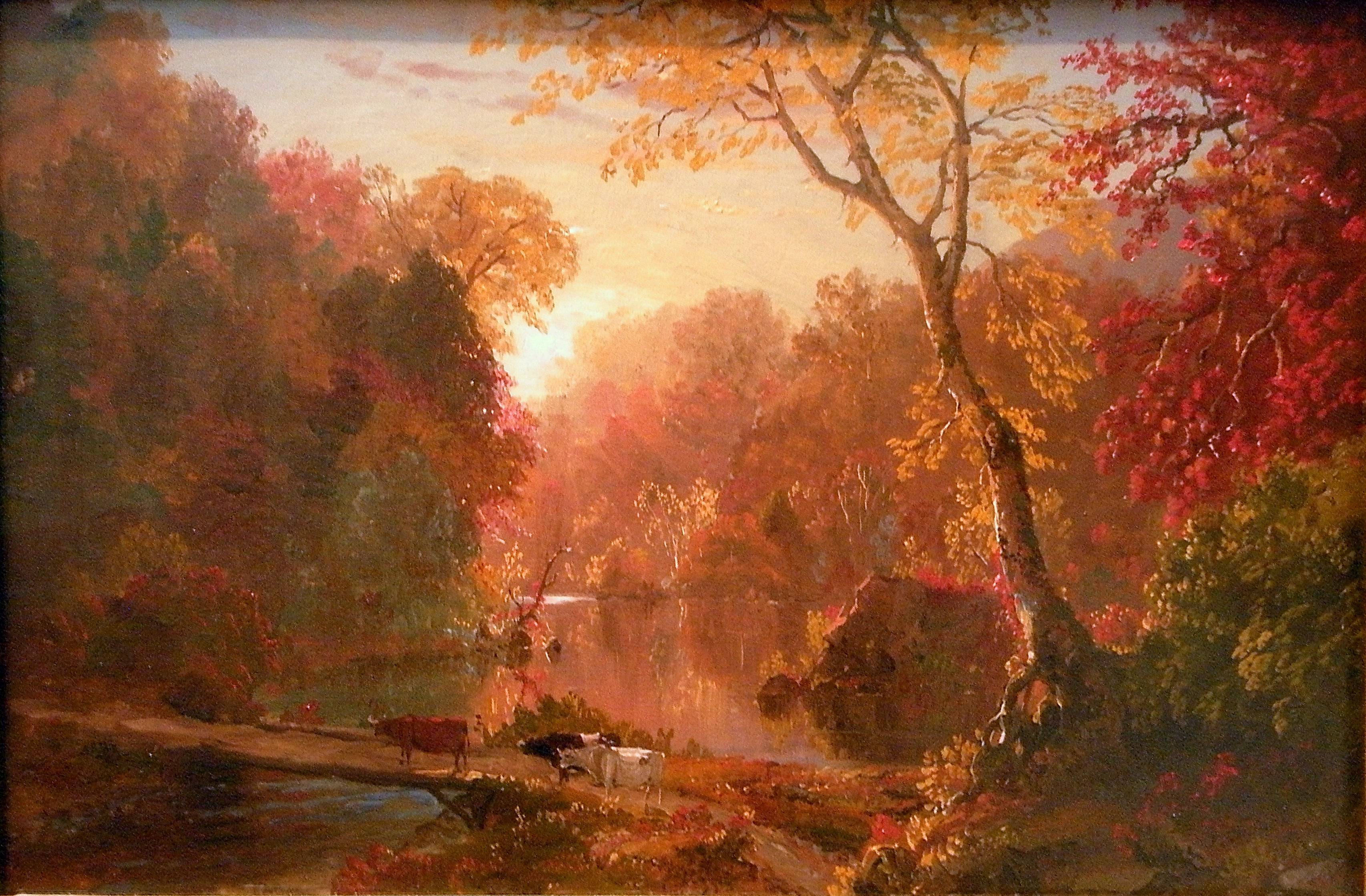 Automne en Amérique du Nord - Frederic Edwin Church
