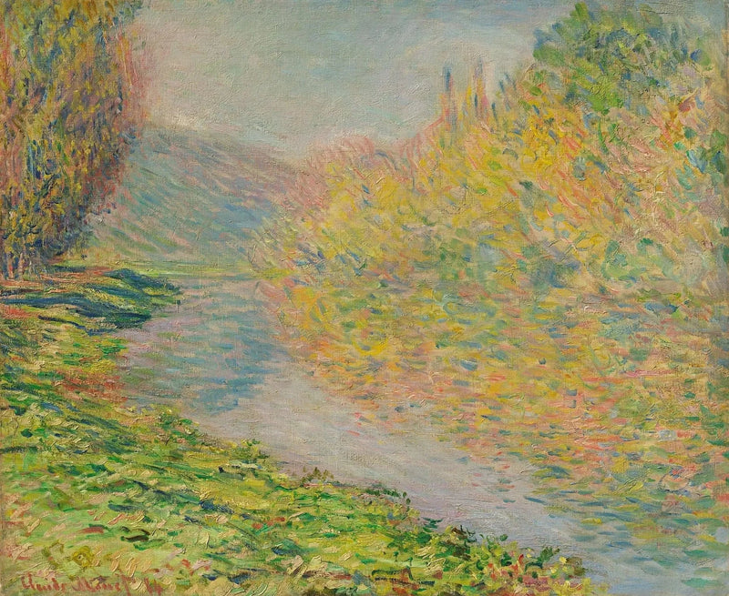 Jeufosse W916'da Sonbahar - Claude Monet