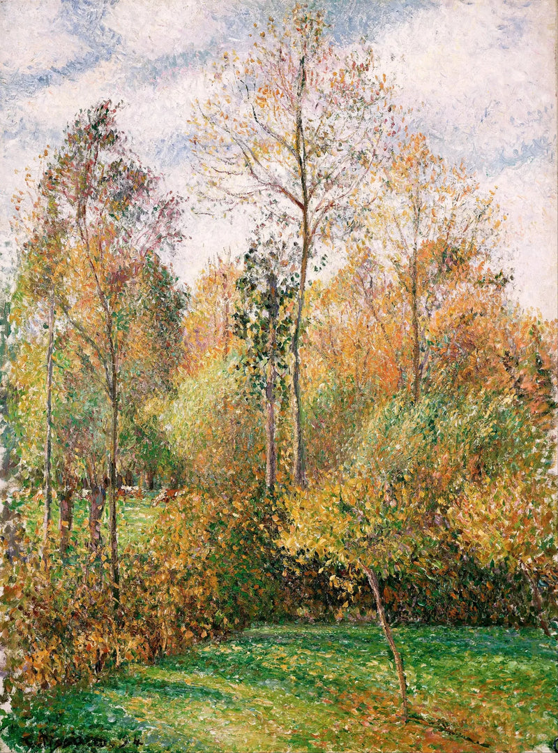 Sonbahar, İğdeler, Éragny - Camille Pissarro