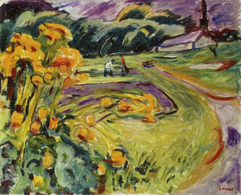 Sera Yanında Sonbahar - Edvard Munch