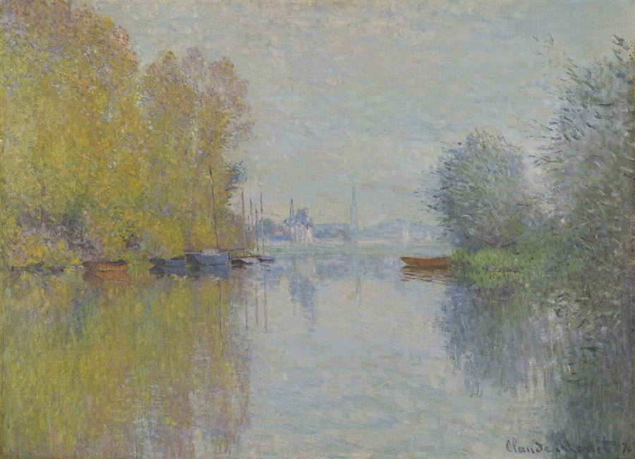 Seine Nehri'nde Sonbahar, Argenteuil W291 - Claude Monet