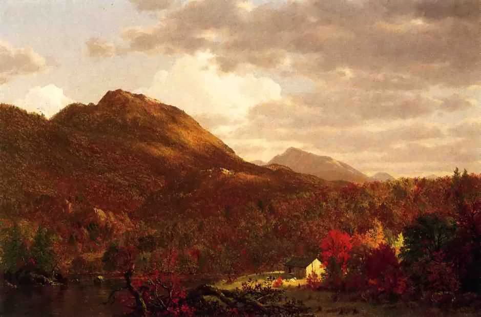 Automne sur l'Hudson - Frederic Edwin Church