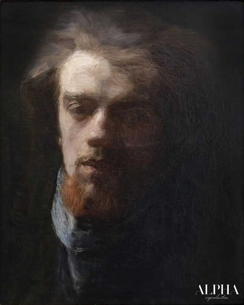 Autoportrait, 1860 - Henri Fantin-Latour - Reproductions de tableaux et peintures haut de gamme