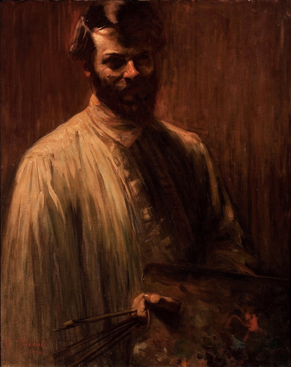 Autoportrait 1910 - Eliseu Visconti image 1 copie peinte à la main à l’huile