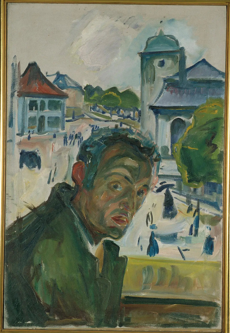 Bergen'de Otoportre - Edvard Munch