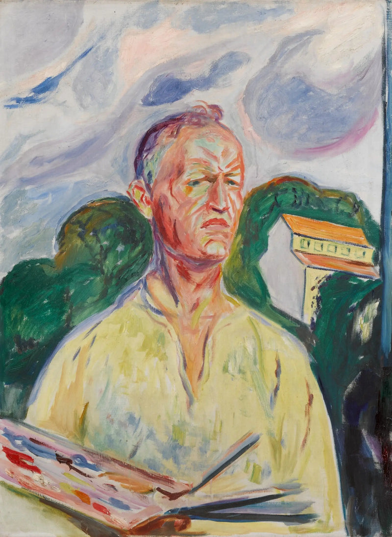 Paletli Otoportre - Edvard Munch
