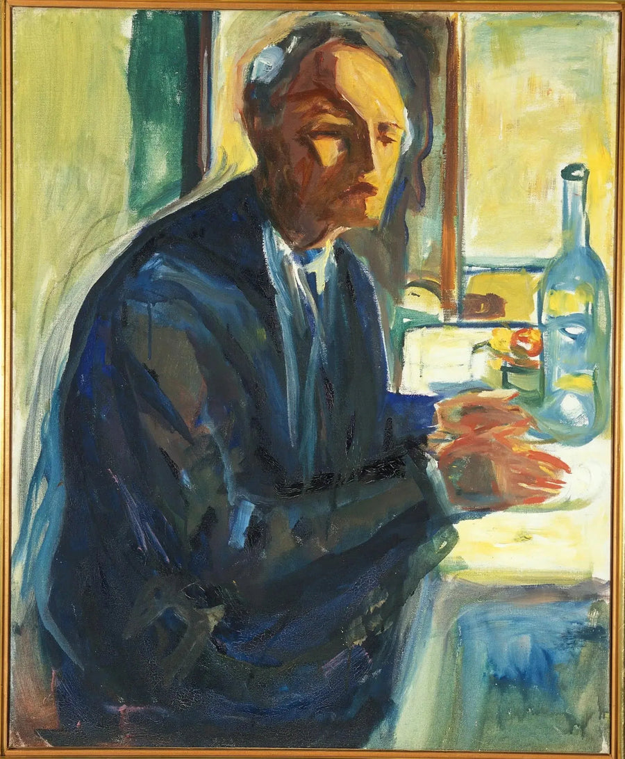Düğün Masasında Otoportre - Edvard Munch