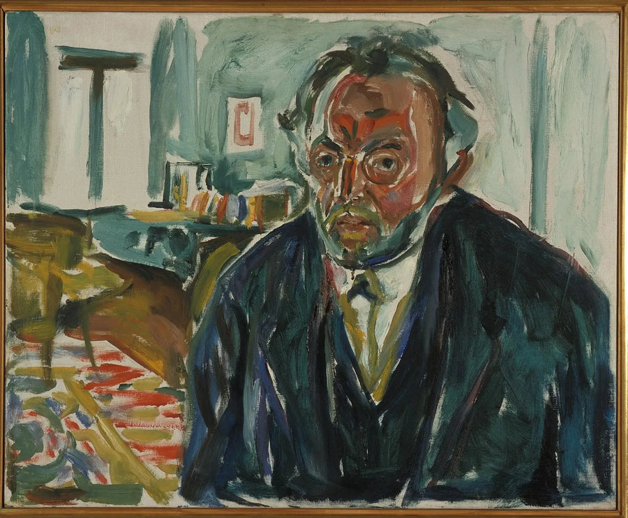 İspanyol Gribi Sonrası Otoportre - Edvard Munch