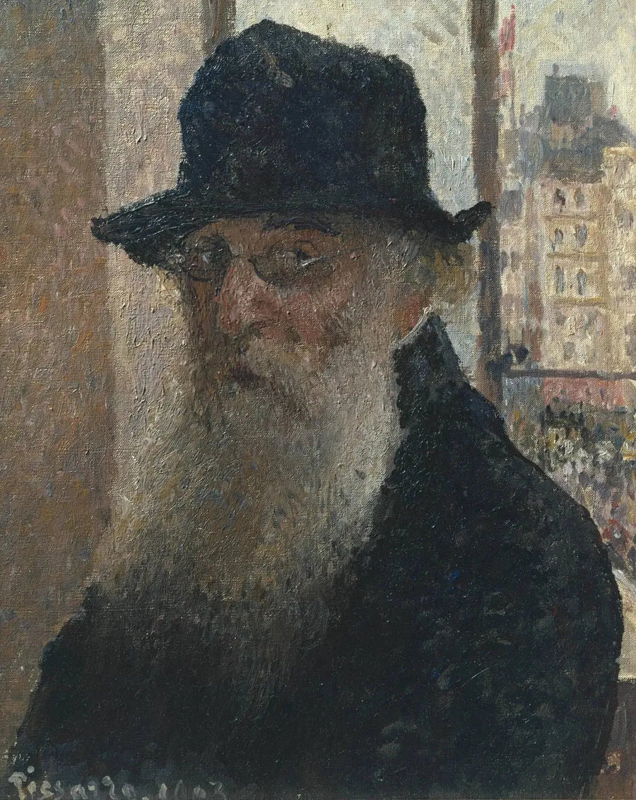 Şapkalı Otoportre - Camille Pissarro