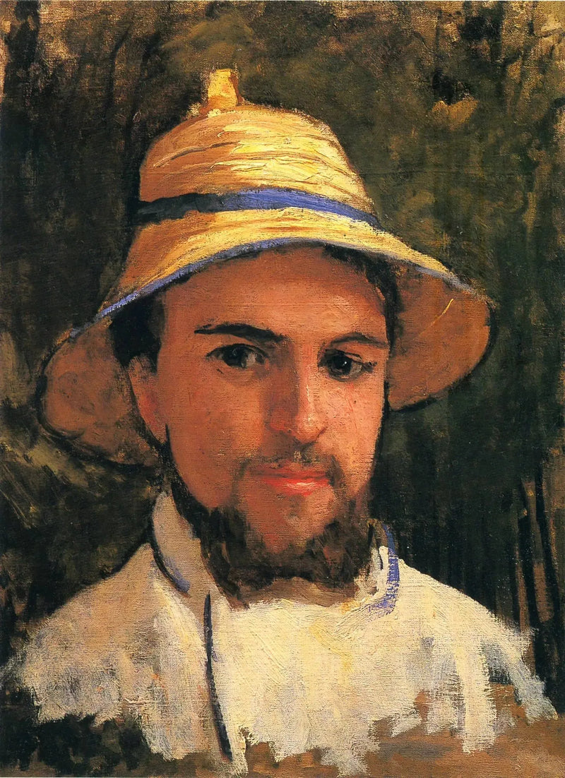 Hasır Şapka ile Otoportre - Gustave Caillebotte