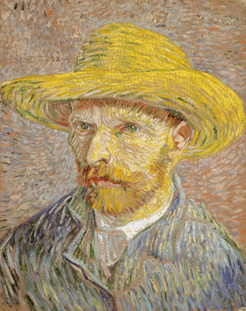Hasır Şapkalı Özçekim - Vincent van Gogh