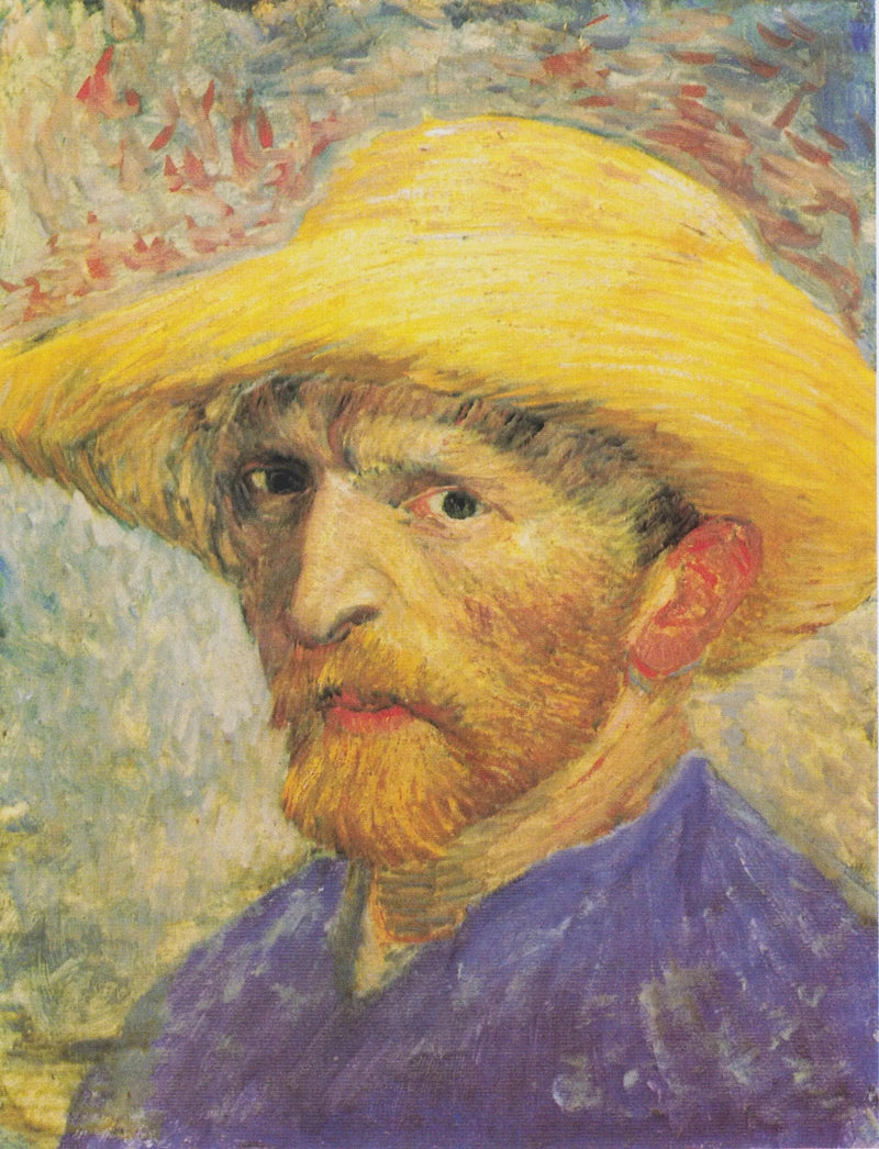 Hasır Şapkalı Özçekim - Vincent van Gogh