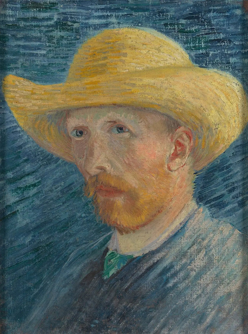 Hasır Şapkalı Özçekim - Vincent van Gogh