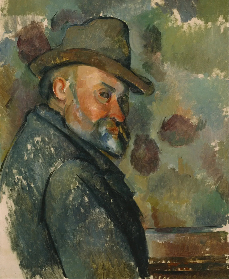 Şapkalı Özçekim - Paul Cézanne