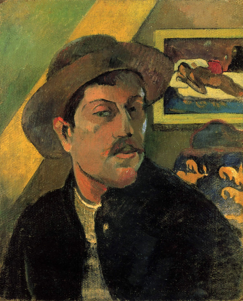 Şapkalı Otoportre - Paul Gauguin