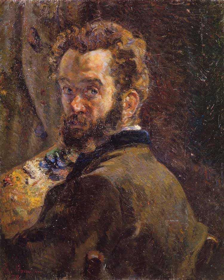 Autoportrait au chevalet - Armand Guillaumin