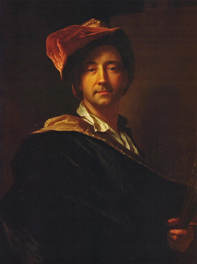 Turbanlı otoportre - Hyacinthe Rigaud