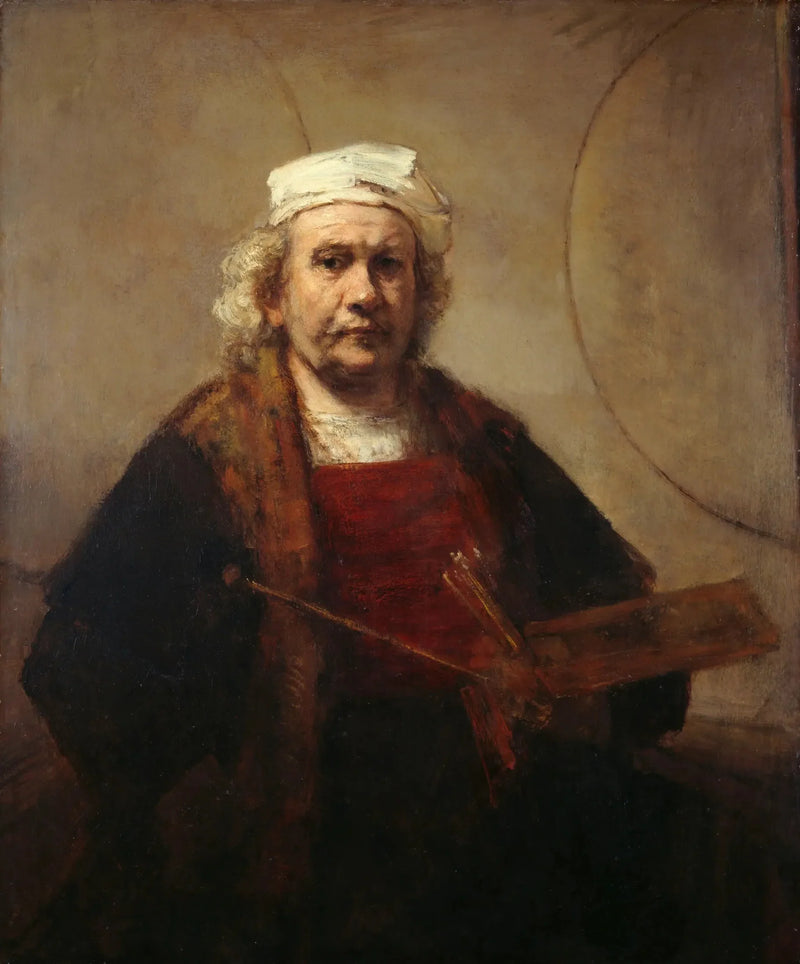 İki Daireli Otoportre - Rembrandt