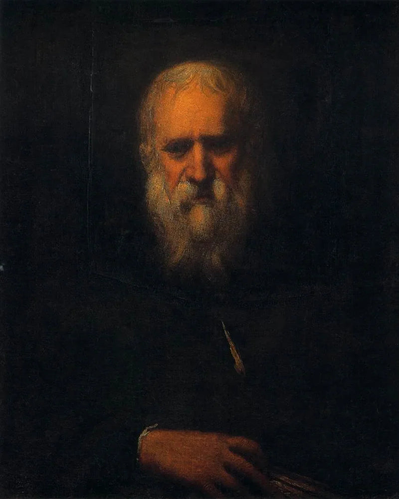 Kendi Kendine Portre ve Kitap - Jacopo Tintoretto