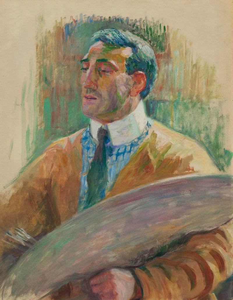 Özportre ve palet - Théodore van Rysselberghe