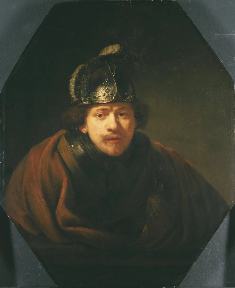 Kasklı Otoportre - Rembrandt