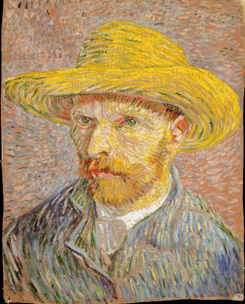 Hasır Şapkalı Özçekim - Vincent van Gogh