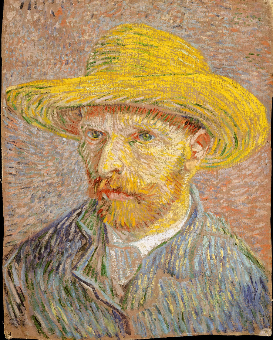 Hasır Şapkalı Özçekim - Vincent van Gogh