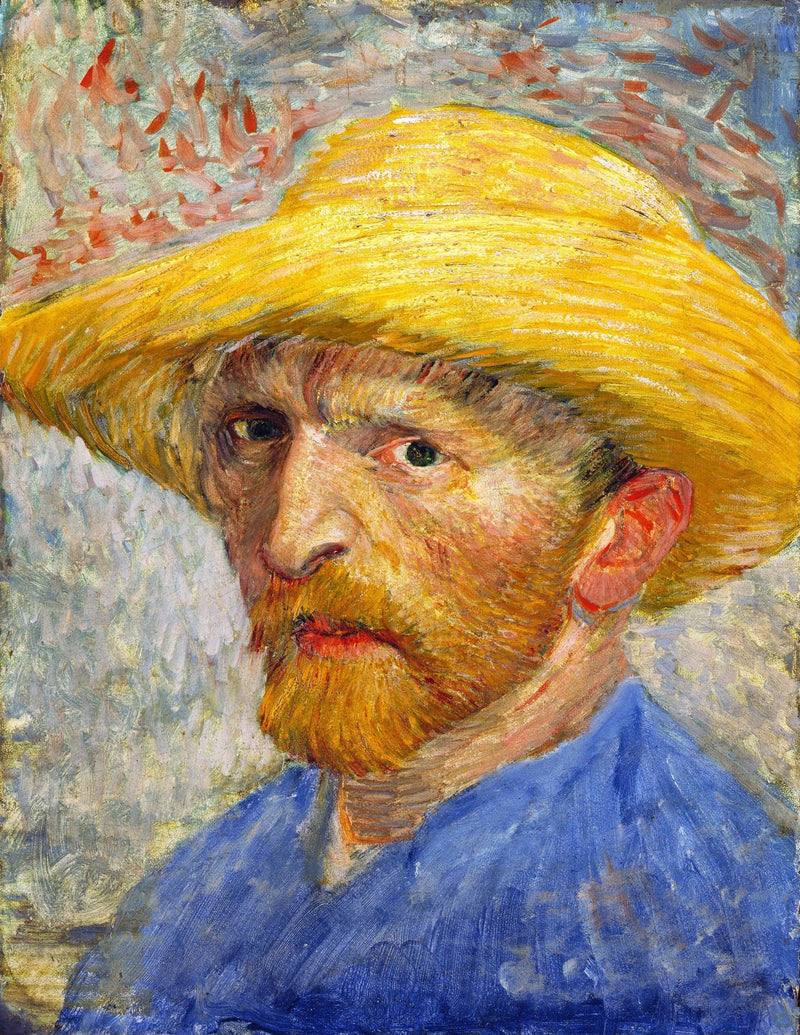 Hasır Şapkalı Özçekim - Vincent van Gogh