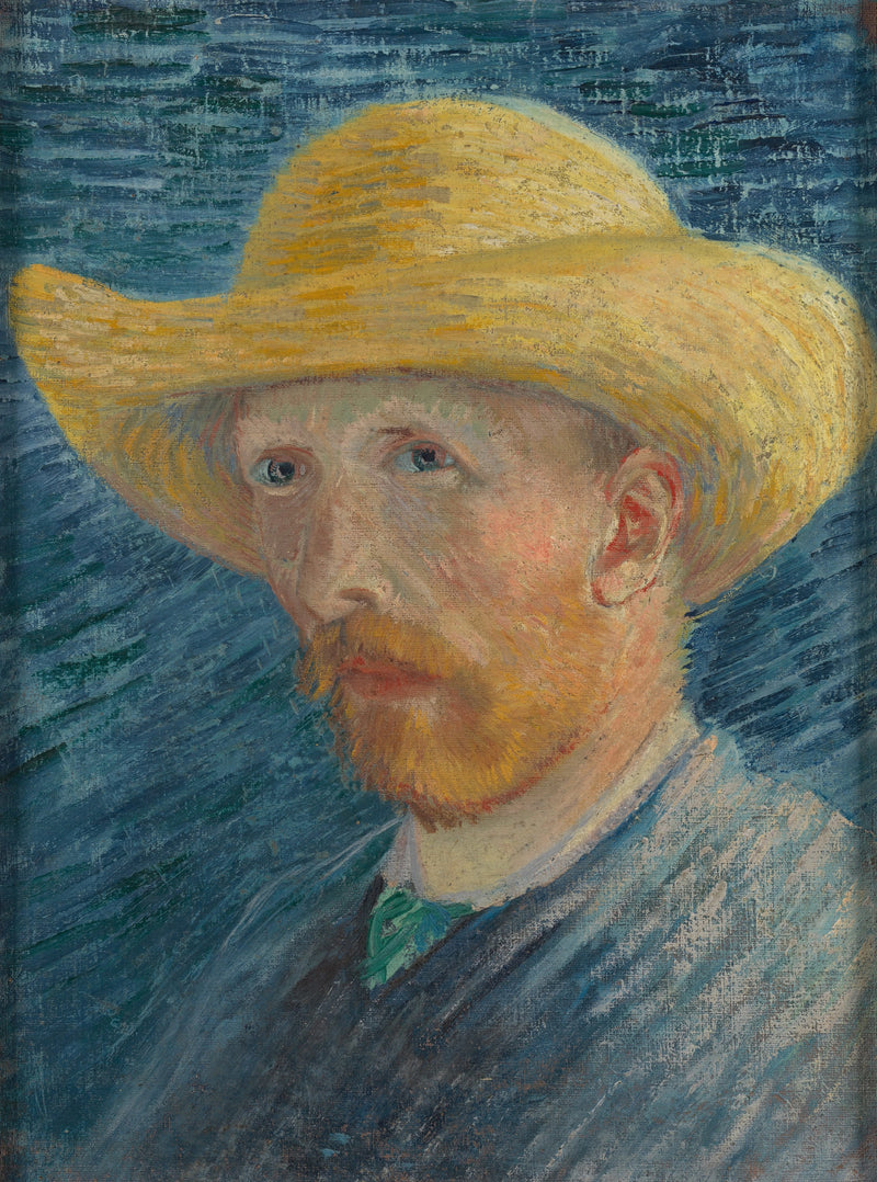Hasır Şapkalı Özçekim - Vincent van Gogh