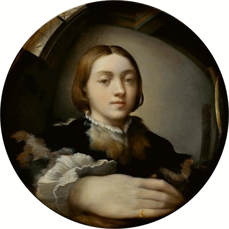 Kavisli aynada otoportre - Parmigianino