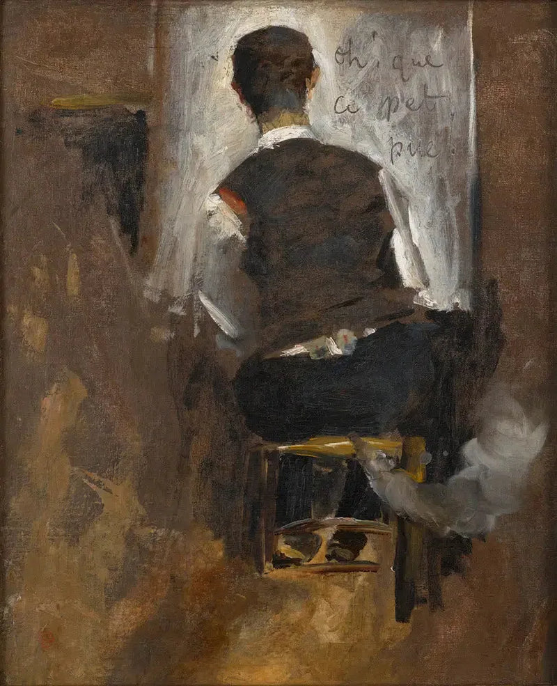 İki Kişilik Otoportre - Henri de Toulouse-Lautrec