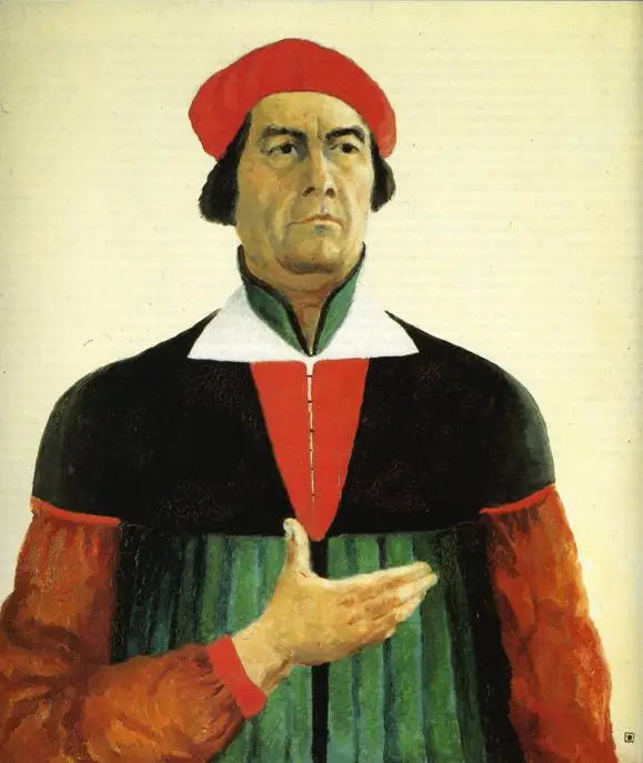 Autoportrait de Malévitch de 1933 - Kazimir Malevich - Alpha Reproduction