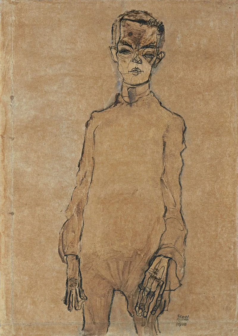 Otoportre - Egon Schiele