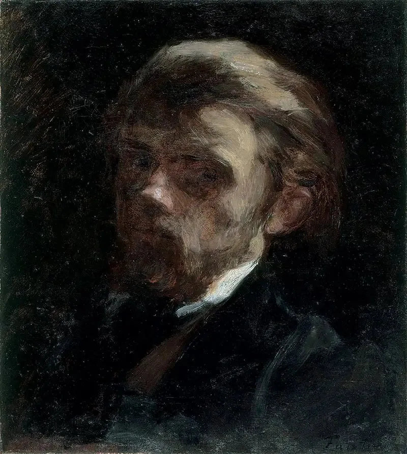 Sol üçte dört ön portre, Henri Fantin-Latour