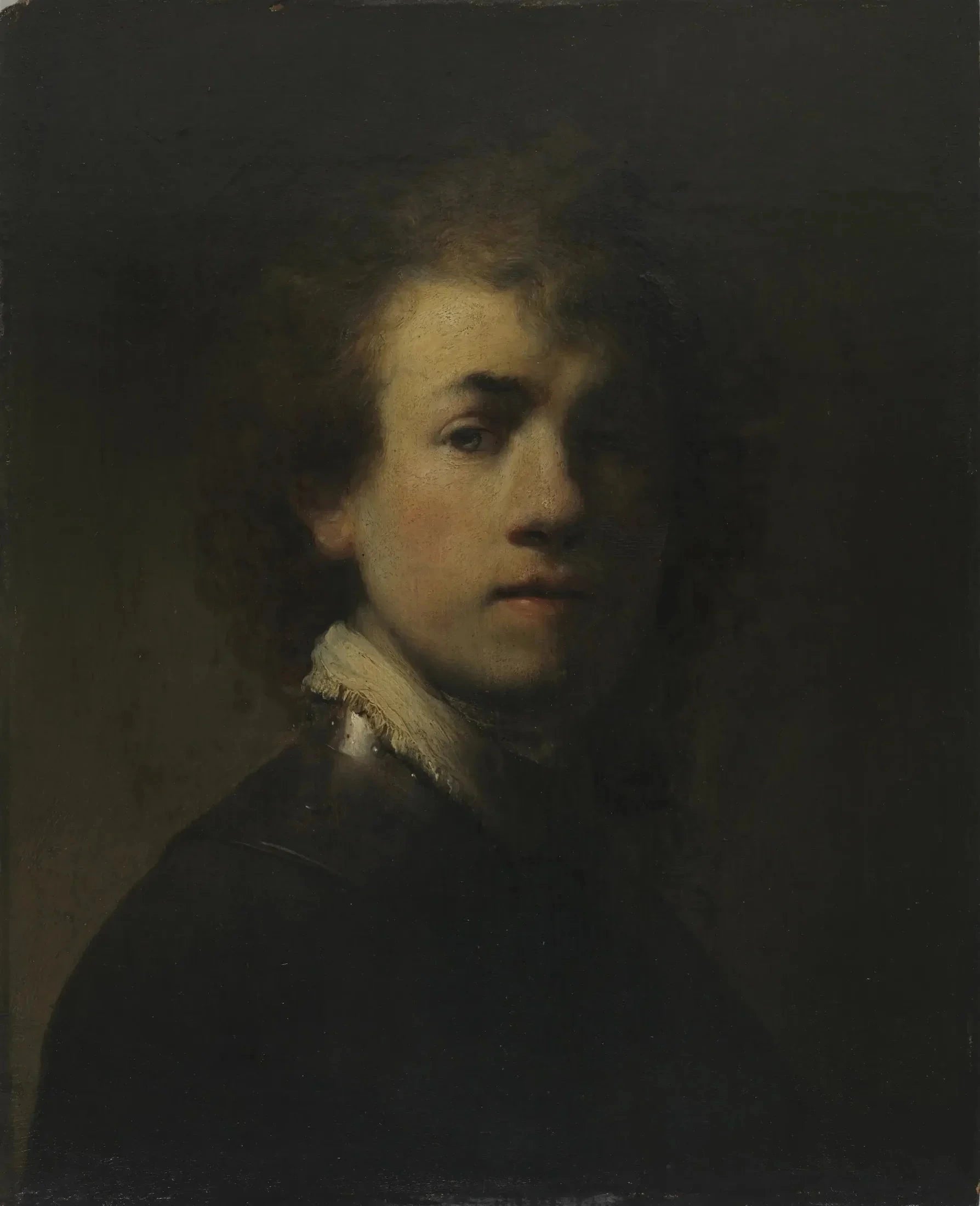 Autoportrait avec un gorgerin, vers 1629 — Rembrandt