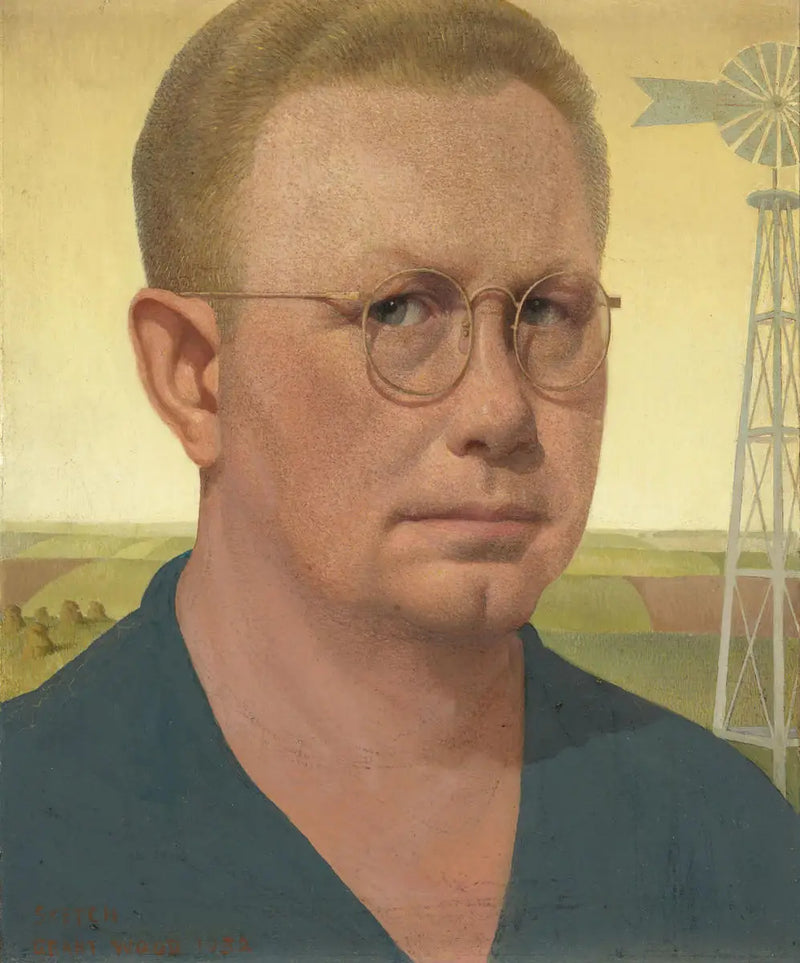Otoportre - Grant Wood