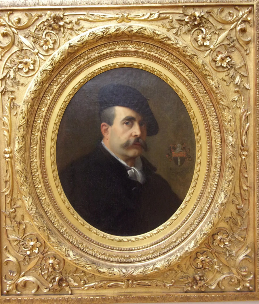 Autoportrait - Jean-Jules-Antoine Lecomte du Nouÿ image 1 copie peinte à la main à l’huile