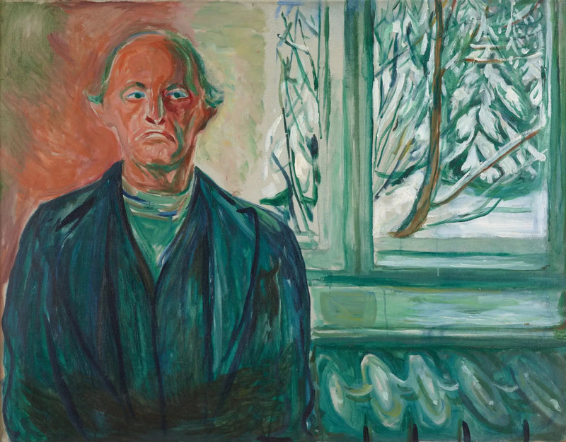 Penceredeki Otoportre - Edvard Munch