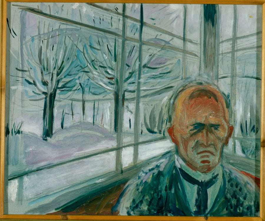 Veranda'da Otoportre - Edvard Munch