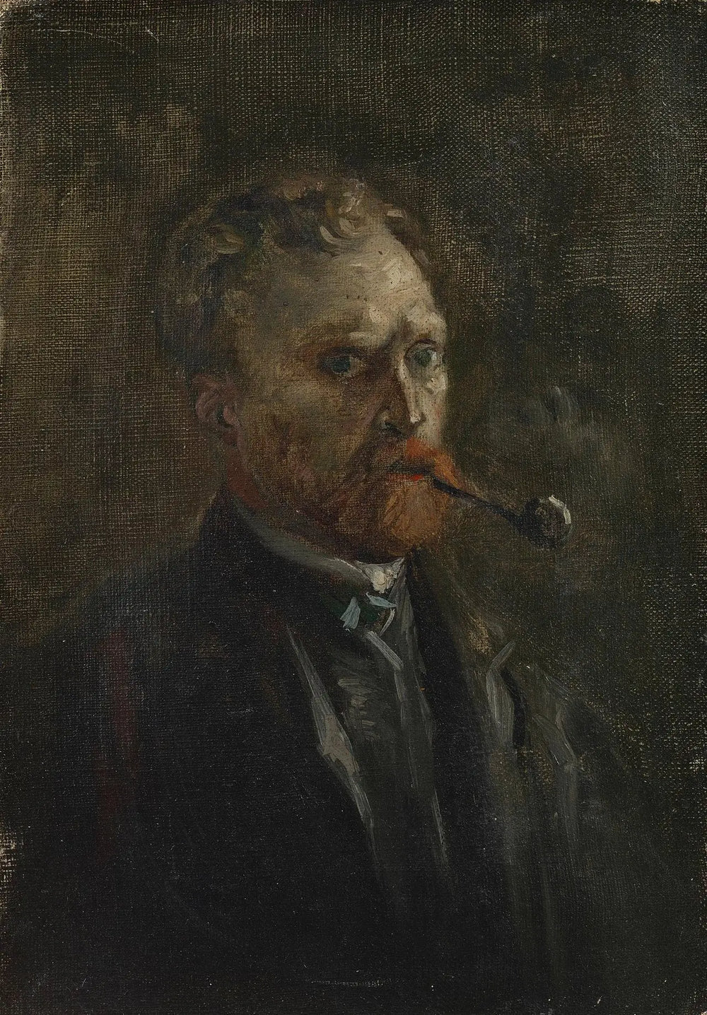 Reproduction du tableau « Autoportrait - Vincent van Gogh » par Alpha Reproduction en peinture à l’huile
