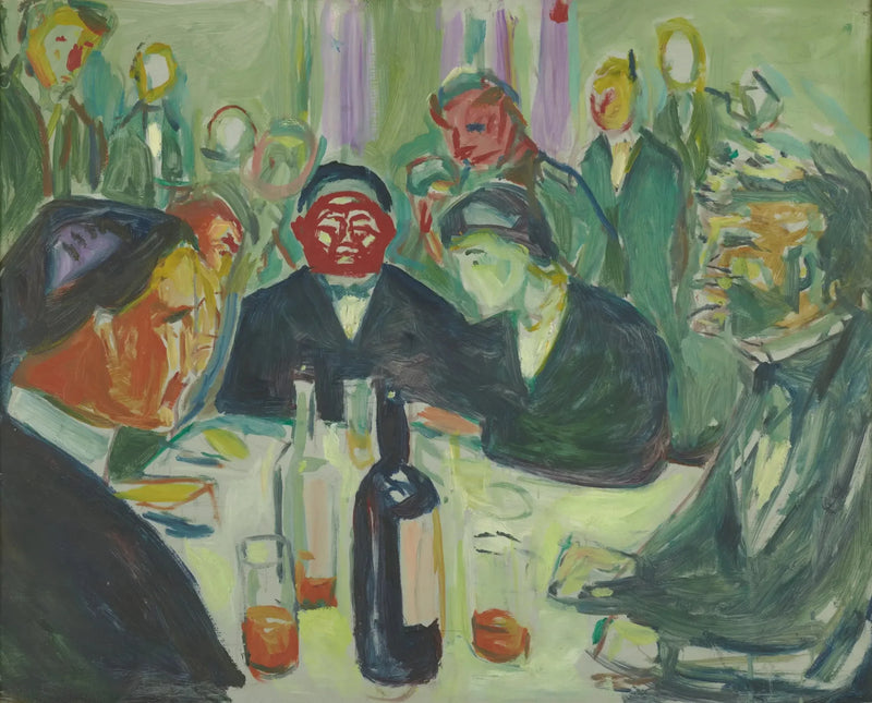 Masanın Etrafında - Edvard Munch