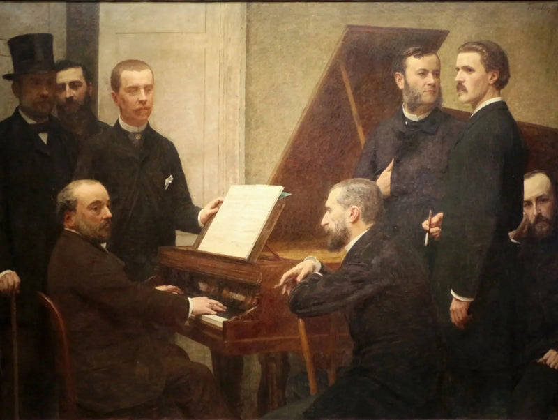 Piyano Etrafında - Henri Fantin-Latour