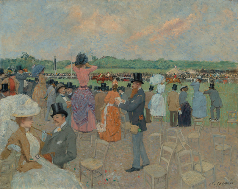 Longchamp'ta Koşular - Jean-Louis Forain