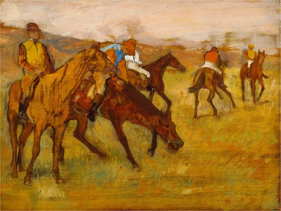 Yarıştan Önce - Edgar Degas