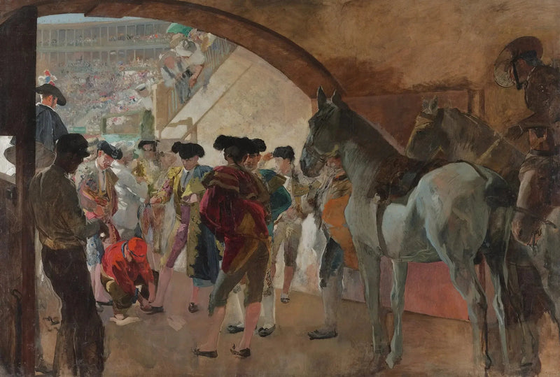Boğa Güreşi Öncesi - Joaquín Sorolla