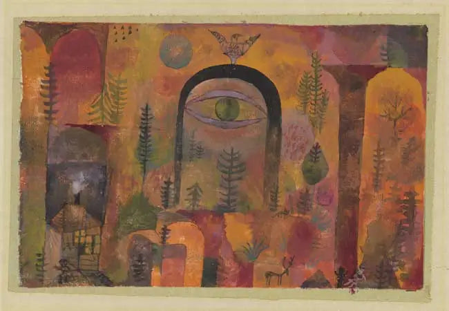 Avec l’aigle - Paul Klee - Alpha Reproduction
