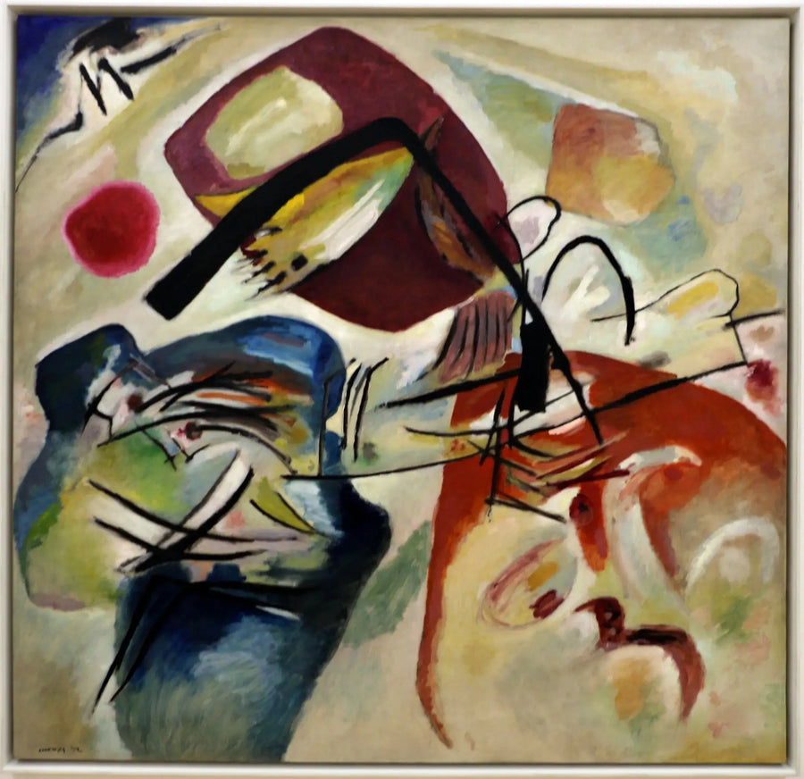 Siyah yay ile - Vassily Kandinsky