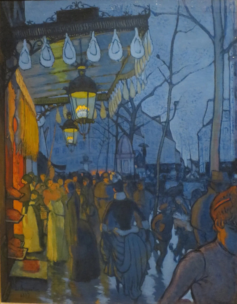 Clichy Caddesi, Akşam Beşiği - Louis Anquetin