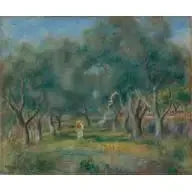 Zeytin Ağaçları Caddesi - Pierre-Auguste Renoir